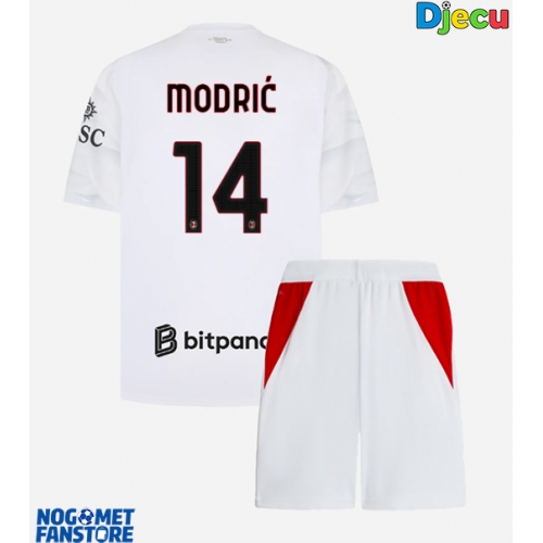 AC Milan Luka Modric #14 Gostujuci Dres za djecu 2026-27 Kratak Rukav (+ Kratke hlače)